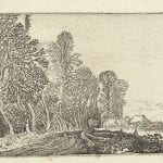 Willem Buytewech (Rotterdam 1591–1624 Rotterdam),  Landscape with Trees, a Path, and a Wagon,  ca. 1616–17,