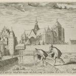 Pieter Bast (Antwerp ca. 1570–1605 Leiden),  Two Blind Men with a View of Veere in the Backgro, 1598,