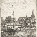 Jan van Almeloveen,  Six Places along the Lek and the Lopiker Wetering,  ca. 1680,