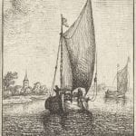 Jan van Almeloveen (Mijdrecht ca. 1652–after 1683 Utrecht?),  Six Places along the Lek and the Lopiker Wetering,  ca. 1680,