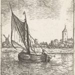 Jan van Almeloveen (Mijdrecht ca. 1652–after 1683 Utrecht?),  Six Places along the Lek and the Lopiker Wetering,  ca. 1680,