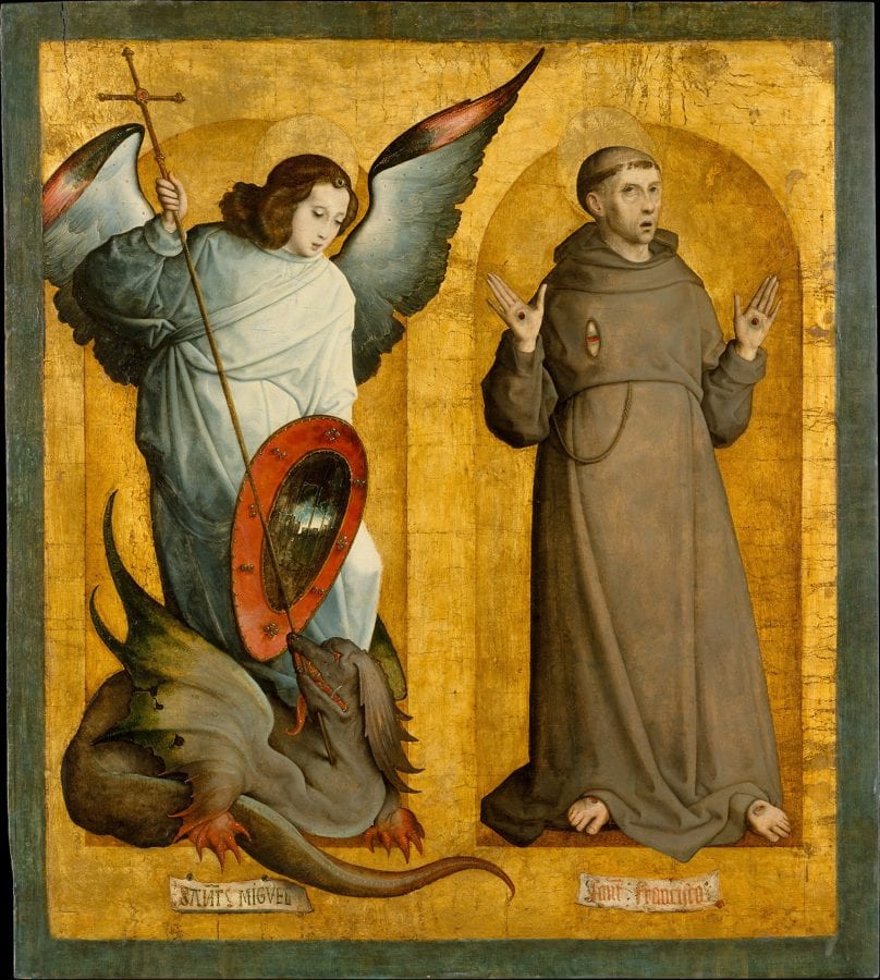 Juan de Flandes, Saints Michael and Francis, from the altarpiece o, ca. 1505–9., New York, The Metropolitan Museum of Art