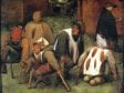 Pieter Bruegel the Elder,  The Crippled Beggars, 1568, signed and dated brvegel m.d.lxviii,  Paris, Muse_e du Louvre (exh.)