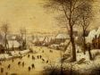 Pieter Bruegel the Elder, Winter Landscape with Bird Trap, 1565, signed and dated brvegel/m.d.lxv., Brussels, Royal Museums of Fine Arts of Belgium (exh.)