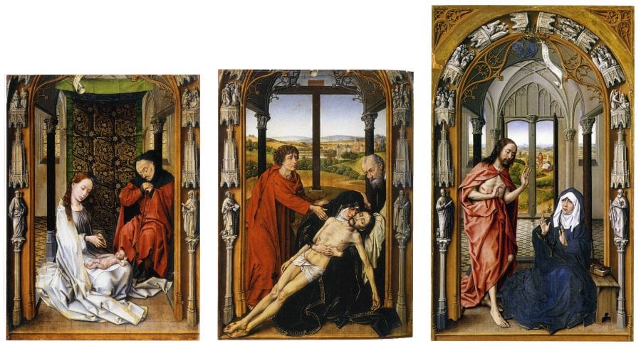 Granada–New York Altarpiece, ca. 1500, Granada, Capilla Real, and New York, Metropolitan Museum of Art