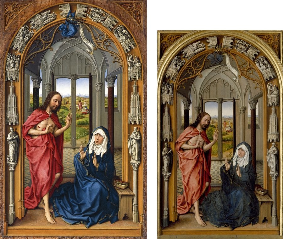 right panel of the Miraflores Altarpiece (fig. 1),