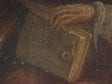 Hendrik van Steenwijck the Younger,  Saint Jerome in His Study (fig. 1), detail of pin, 1624,
