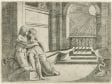 Sisto Badalocchio, after Raphael,  Abimelech sees Isaac caressing Rebecca, from Hist, 1607,  London, British Museum