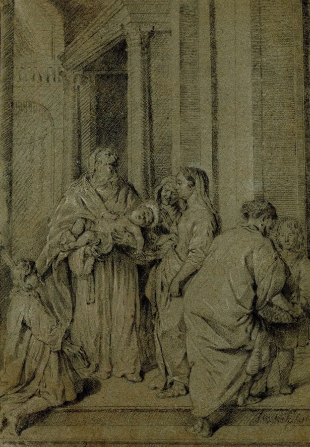 Jan van Neck, Simeon´s Song of Praise, ca. 1665, London, British Museum