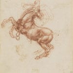 Leonardo da Vinci, A Rearing Horse, ca. 1503–1504, The Royal Collection Trust, London