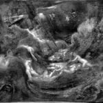 Infrared reflectogram, Peter Paul Rubens, Hero and Leander