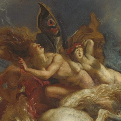 Peter Paul Rubens, The Fall of Phaeton, detail of Horae at left, begun ca. 1604-1605, completed ca. 1610–1612, National Gallery of Art, Washington