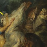 Peter Paul Rubens, The Conversion of Saint Paul, detail with arrow, ca. 1610-1612, The Courtauld Gallery, London