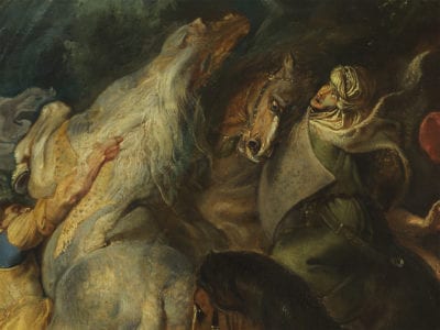 Peter Paul Rubens, The Conversion of Saint Paul, detail of the horses' muzzles, ca. 1610-1612, The Courtauld Gallery, London