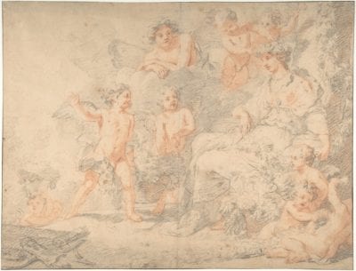 Gérard de Lairesse (?),  Zephir and Flora, New York, Metropolitan Museum of Art