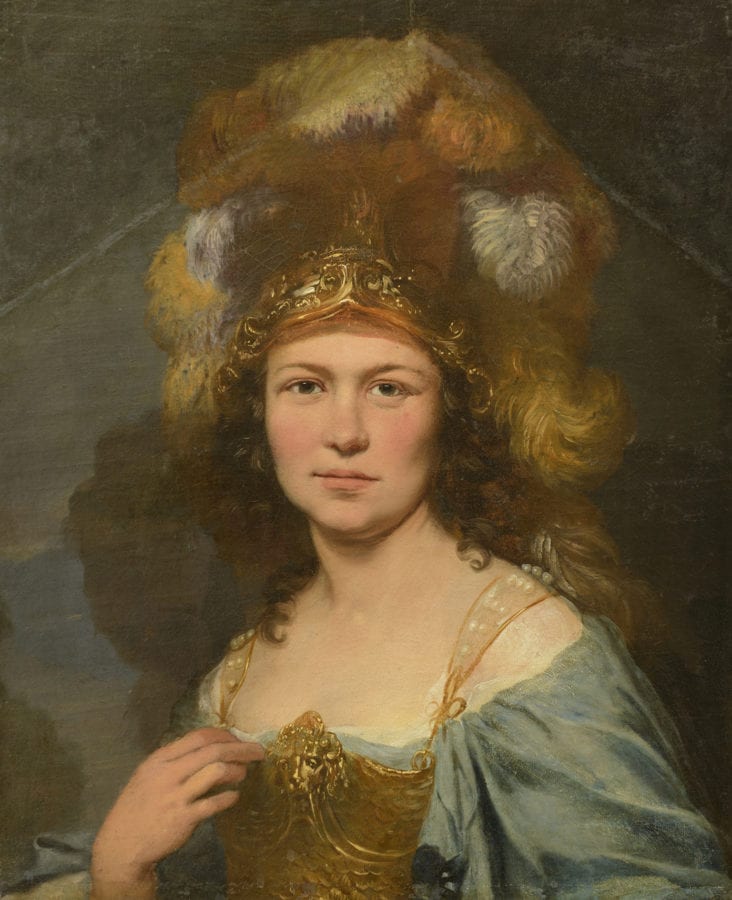 Gerard de Lairesse, Portrait of a Woman as Minerva, ca. 1670, Muzeul National Brukenthal, Sibiu