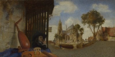 Carel Fabritius,  A View in Delft, 1652,  National Gallery, London