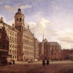 Jan van der Heyden,  Amsterdam, Dam Square with the Town Hall and the , 1668,  Musée du Louvre, Paris