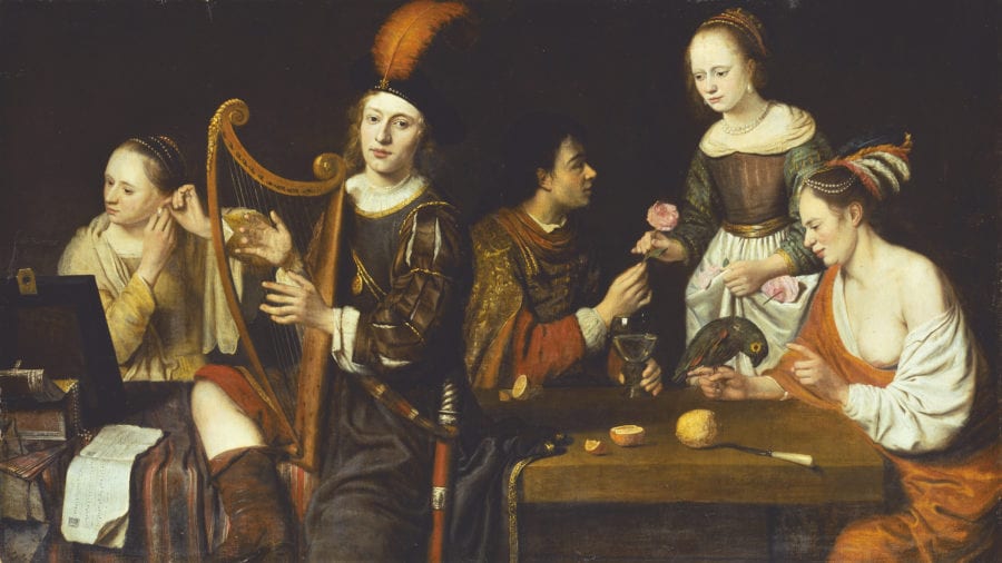 Herman van Aldewereld, Allegory of the Five Senses, 1651, Staatliches Museum, Schwerin