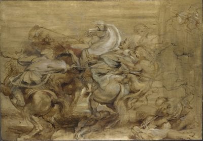 Peter Paul Rubens, A Lion Hunt, ca. 1614-1615, The National Gallery, London