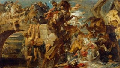 Peter Paul Rubens, The Death of Maxentius. ca. 1622, oil on oak panel, The Wallace Collection, London