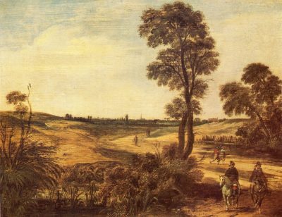 Esaias van de Velde, Two Horsemen in a Dune Landscape, 1614, Rijksmuseum Twenthe, Enschede