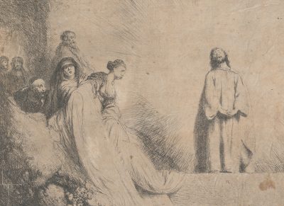 Jan Lievens, The Raising of Lazarus, 1631, etching, The Metropolitan Museum of Art, New York