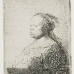 Rembrandt, Bust of an African Woman, ca. 1630, etching, Rijksmuseum, Amsterdam