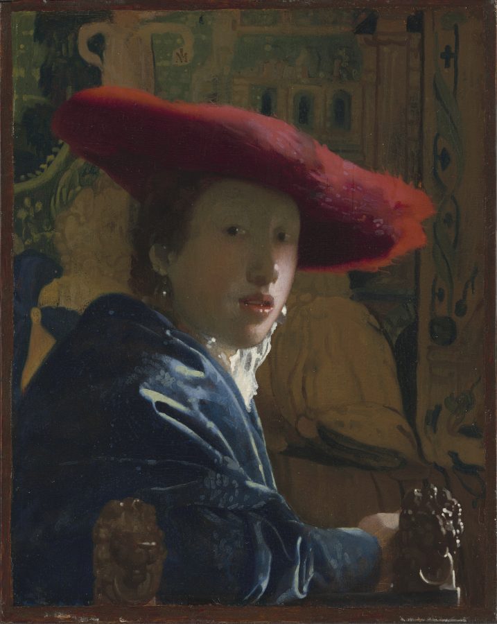 Johannes Vermeer, Girl with the Red Hat, ca. 1669, oil on panel, National Gallery of Art, Washington