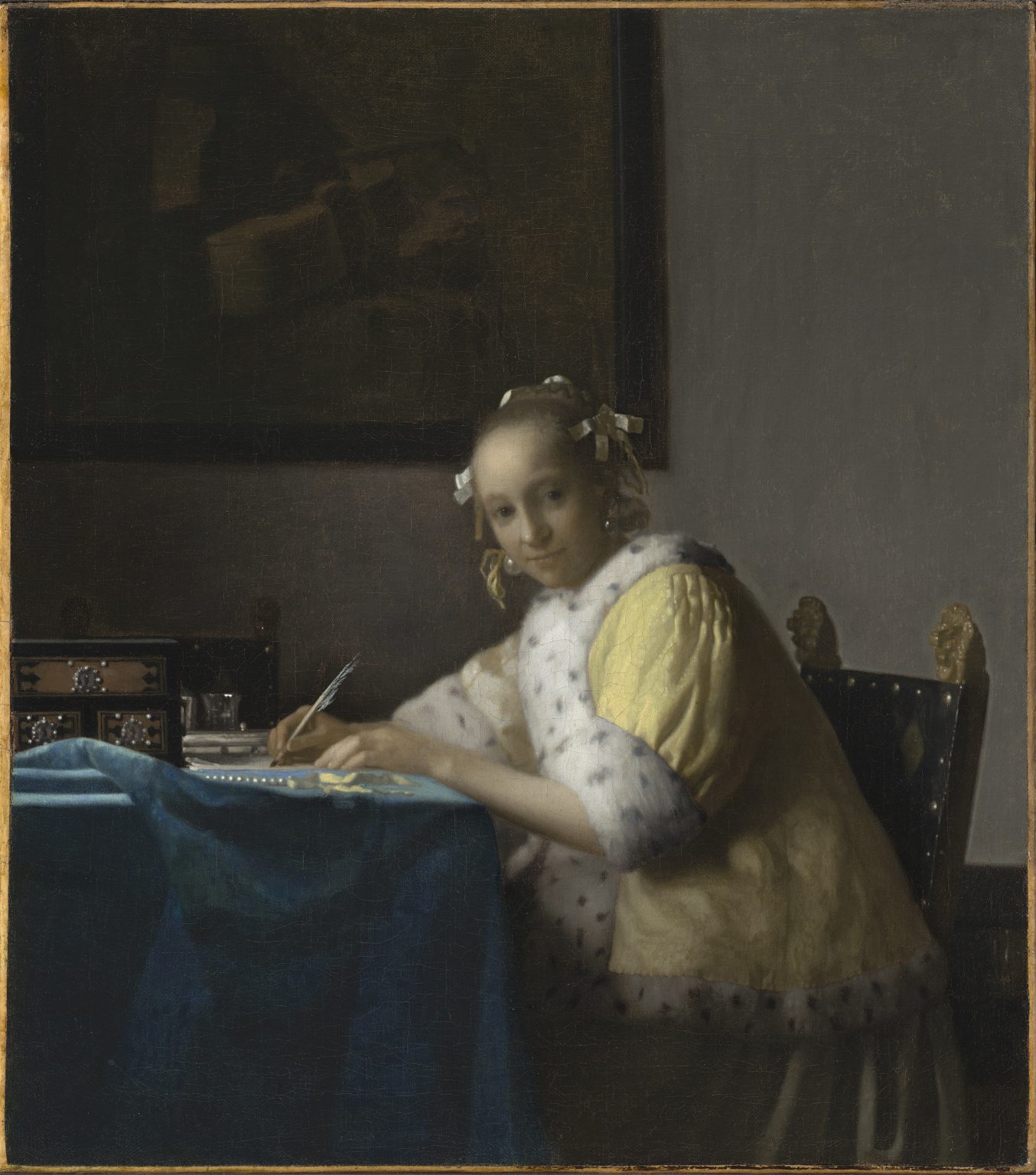 First Steps In Vermeer S Creative Process New Findings From The   Fig. 01 NGA Lady Writing Halfpage 1354x1536 