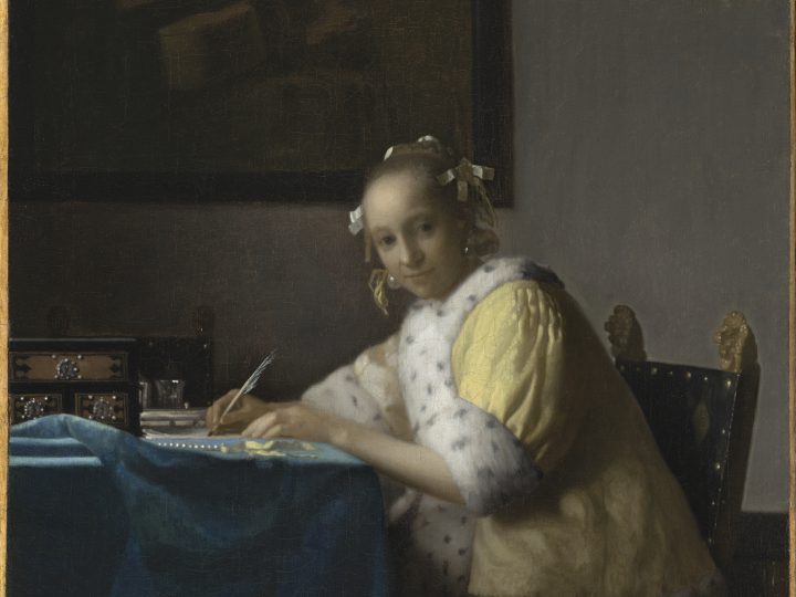 Johannes Vermeer, A Lady Writing, ca. 1665, oil on canvas, National Gallery of Art, Washington