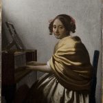 Johannes Vermeer, Young Woman Seated at a Virginal, ca. 1670−72, oil on canvas, Leiden Collection, New York