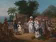Agostino Brunias, Linen Market, Dominica, ca. 1780, oil on canvas, Paul Mellon Collection, Yale Center for British Art, New Haven, Connecticut