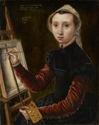 Catharina van Hemessen, Self-Portrait, 1548, oil on panel, Kunsthistorisches Museum, Basel