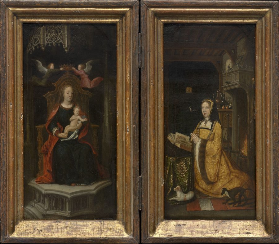Master of 1499, Diptych of Margaret of Austria, after 1501 and possibly 1524, oil on wood, Museum voor Schone Kunsten, Ghent
