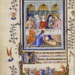 Paris and Bourges (?), Wedding Feast at Cana, from the Très Belles Heures de Notre Dame, 1400‒1405?, Bibliothèque nationale de France, Paris