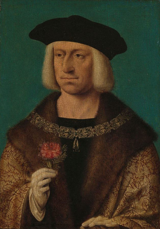 Workshop of Joos van Cleve, Portrait of Maximilian I, around 1530, oil on panel, Rijksmuseum, Amsterdam