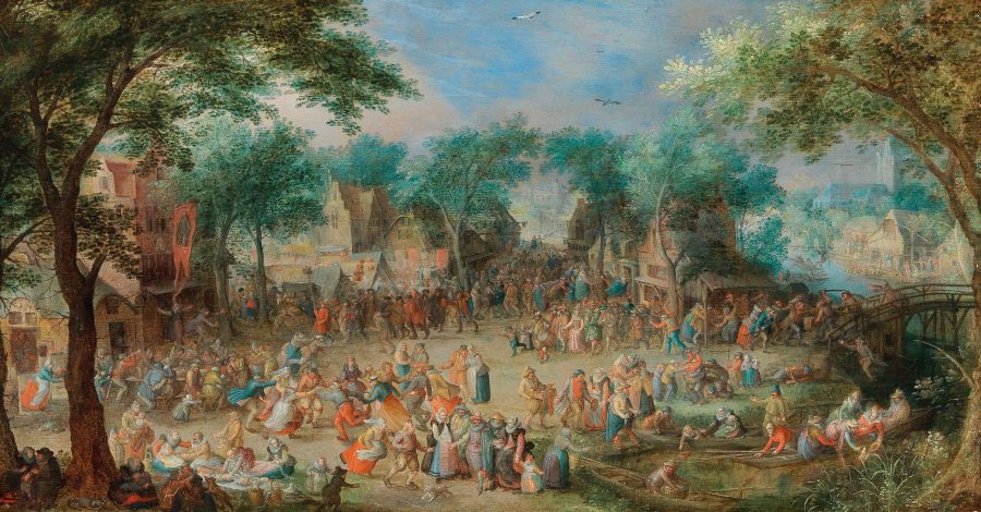 David Vinckboons I, The Kermis of Saint George, before 1604, oil on panel, Private Collection