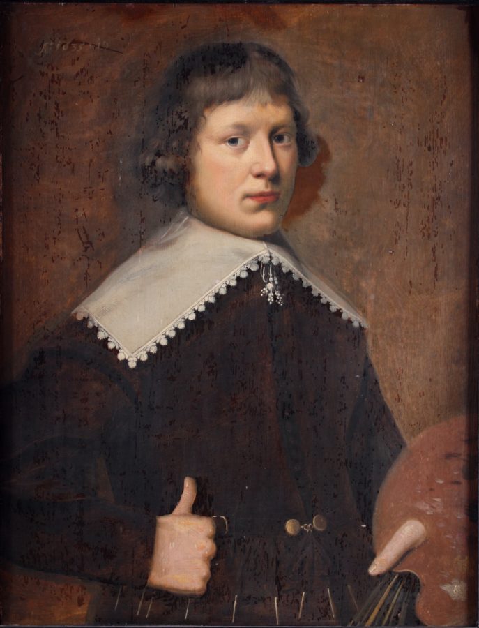 Jan Jansz. de Stomme, Self-Portrait, 1635, oil on panel, Museum Martena, Franeker