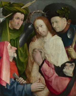 Hieronymus Bosch, The Mocking of Christ, ca. 1510, oil on panel, The National Gallery, London