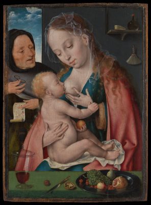 Joos van Cleve, The Holy Family, ca. 1512–1513, oil on panel, The Metropolitan Museum of Art, New York
