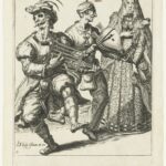 Jacques de Gheyn II, Music Making and Dancing Buffoons, ca. 1595/96, engraving, Rijksmuseum, Amsterdam