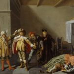 Jan Miense Molenaer, The Final Scene of Bredero’s Lucelle, 1639, oil on panel, Bijzondere Collecties (Collection Theater Institute Netherlands), University of Amsterdam