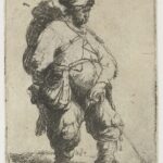 Rembrandt, Pissing Vagabond, 1630, etching, Rijksmuseum, Amsterdam