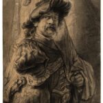 Copy after Rembrandt (Ferdinand Bol?), The Standard Bearer, ca. 1636–1640, pen and India ink and wash, The British Museum, London