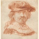 Rembrandt, Self-Portrait with Soft Beret, ca. 1637, red chalk, National Gallery of Art, Washington