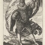 Hendrick Goltzius, Standard Bearer, 1585, engraving, Rijksmuseum, Amsterdam