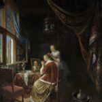 Gerrit Dou, A Young Woman at Her Toilette, 1667, oil on panel, Museum Boijmans Van Beuningen, Rotterdam