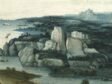 Joachim Patinir, Landscape with Saint John the Baptist Preaching (fig. 9), detail of Poilvache and Bayard Rock