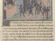 The four sons escape from Charlemagne’s palace on Bayard, from Renault de Montauban, mid-15th century, parchment, vol. 2, fol. 22v. Bibliothèque nationale de France, Paris